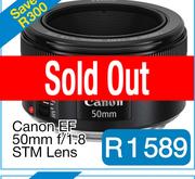 Canon EF 50mm f/1.8 STM Lens