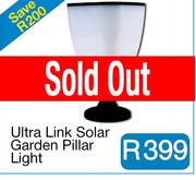 Ultra Link Solar Garden Pillar Light