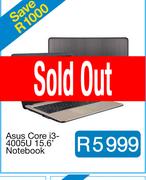 Asus Core i3-4005U 15.6" Notebook