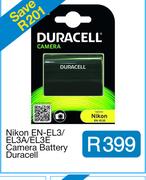 Nikon EN-EL3/EL3A/EL3E Camera Battery Duracell