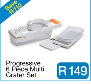 Progressive 6 Piece Multi Grater Set - (270mm x  80mm x
