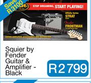 Squier by Fender Guitar & Amplifier - Black