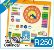 Viga Wooden Magnetic Calendar