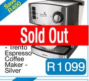 Mellerware - Trento Espresso  Coffee Maker - Silver