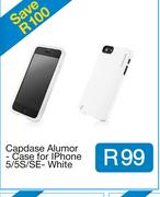 Capdase Alumor - Case for IPhone 5/5S/SE- White