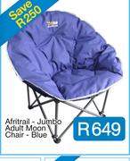 Afritrail - Jumbo Adult Moon Chair - Blue