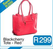 Blackcherry Tote - Red