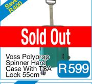 Voss Polyprop Spinner Hard Case With TSA Lock 55cm - Te
