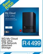 WD My Cloud EX2 Ultra 4TB Network Attached Storage