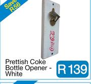 Prettish Coke Bottle Opener - White
