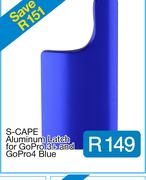S-CAPE  Aluminum Latch for GoPro 3+ and GoPro4 Blue