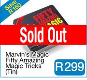 Marvin's Magic Fifty Amazing Magic Tricks (Tin) 