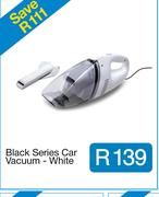 Black Series Car Vacuum - White