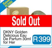 DKNY Golden Delicious Eau De Parfum 30ml for Her (paral
