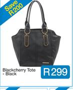 Blackcherry Tote - Black