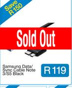 Samsung Data/Sync Cable Note 3/S5 Black