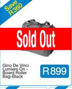 Gino De Vinci Lumiere On - Board Roller Bag-Black