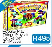 Popular Play Things Playstix Deluxe Set 211Pieces