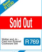 Walter and Jo - Cast Iron Enamel Cookware Set 