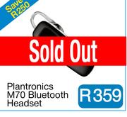 Plantronics M70 Bluetooth Headset 