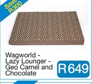 Wagworld - Lazy Lounger - Geo Camel and Chocolate