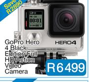 GoPro Hero 4 Black Edition Full HD Action Video Camera 