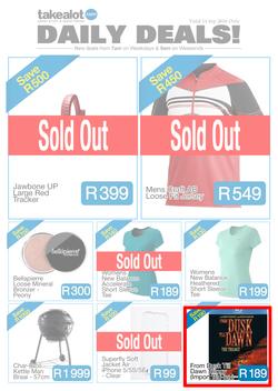Takealot : Daily Deals (14 Sep 2016 Only), page 1