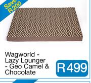 Wagworld - Lazy Lounger - Geo Camel & Chocolate