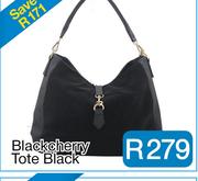 Blackcherry Tote Black