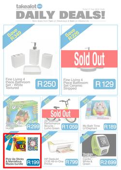 Takealot : Daily Deals (17 Sep 2016 Only), page 1