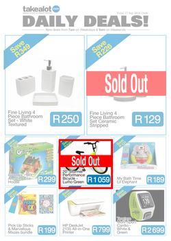 Takealot : Daily Deals (17 Sep 2016 Only), page 1