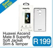 Huawei Ascend Mate 8 Superfly Soft Jacket Slim & Temper
