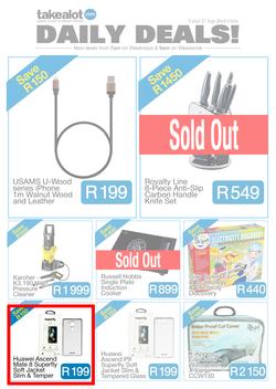 Takealot : Daily Deals (27 Sep 2016 Only), page 1