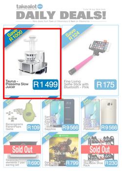 Takealot : Daily Deals (30 Sep 2016 Only), page 1