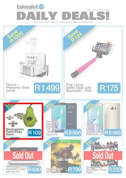 Takealot : Daily Deals (30 Sep 2016 Only), page 1