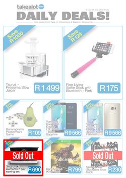 Takealot : Daily Deals (30 Sep 2016 Only), page 1