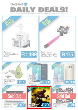 Takealot : Daily Deals (30 Sep 2016 Only), page 1