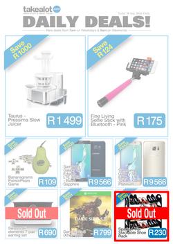 Takealot : Daily Deals (30 Sep 2016 Only), page 1
