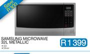 SAMSUNG MICROWAVE 32L METALLIC