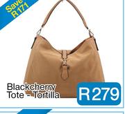 Blackcherry Tote - Tortilla