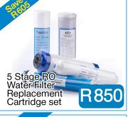 5 Stage RO Water Filter Replacement Cartridge set (incl