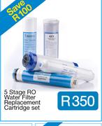 5 Stage RO Water Filter Replacement Cartridge set (excl