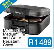 Master Lock Medium Fire and Water Resistant Chest