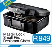 Master Lock Small Fire Resistant Chest