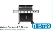 Weber Genesis II 3 Burner