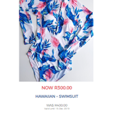 Hawaiian – Swimsuit