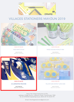 Village Stationers May/Jun 2019, page 1