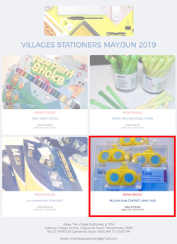 Village Stationers May/Jun 2019, page 1